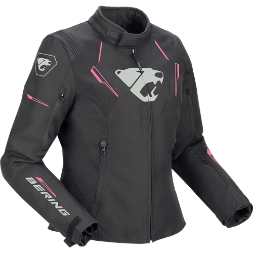Blusão BERING Lady THUNDER Preto/cza/Fushia