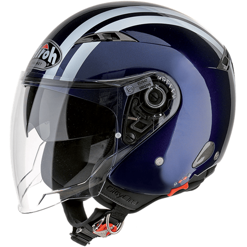 Capacete CITY ONE FLASH Azul Escuro AIROH