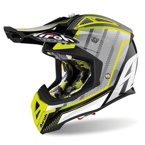 Capacete AVIATOR 2.3 GLOW Chrome Amarelo 2020