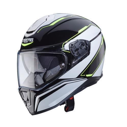 Capacete DRIFT TOUR Preto/Branco/Fluo CABERG