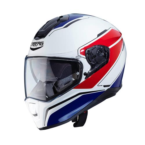 Capacete DRIFT TOUR Branco/Azul/Verm CABERG