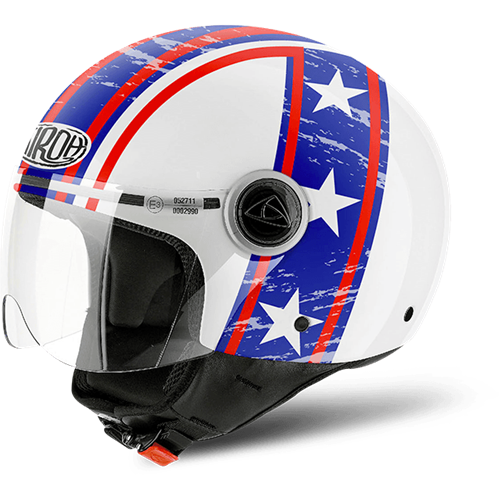 Capacete COMPACT PRO HAZZARD Branco AIROH