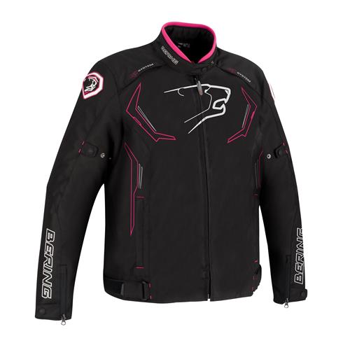 Blusão Lady GUARDIAN Preto/Branco/Rosa BERING