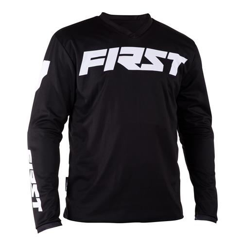 FIRST RACING Camisola DATA Preto 2018