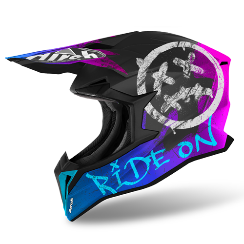 Capacete WRAAP SMILE Violeta Matt AIROH 2020