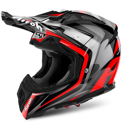 AIROH Capacete AVIATOR 2.2 WARNING Vermelho