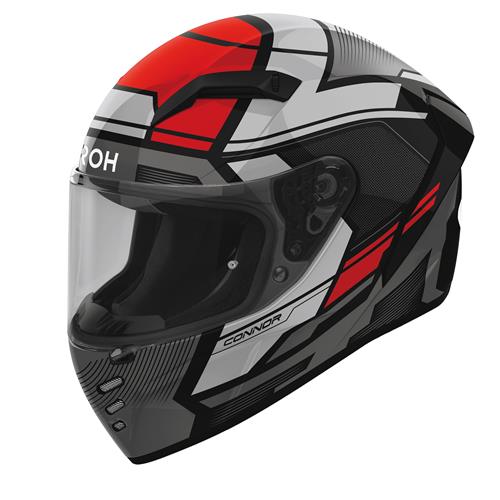 Capacete AIROH CONNOR EGO Vermelho Gloss