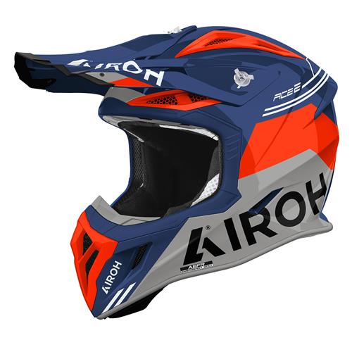 Capacete AIROH AVIATOR ACE 2 FURY Celurean Gloss