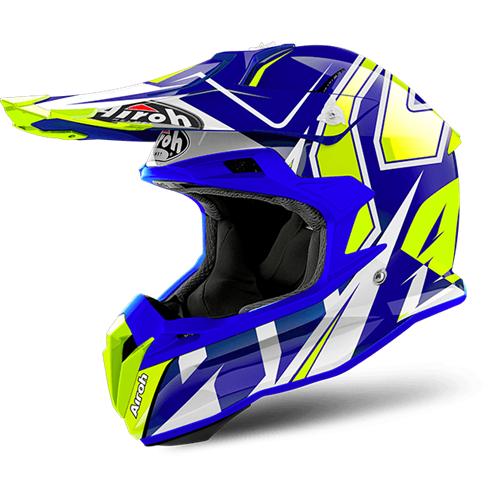 Capacete TERMINATOR OPEN V. SHOCK Azul Gloss