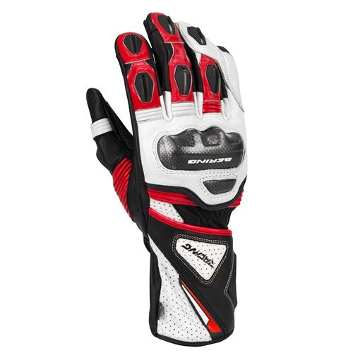 Luva Cabedal PRO-R Preto/Verm. BERING