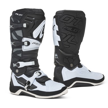 FORMA PILOT Preto/Branco | Botas