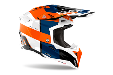 Capacete AVIATOR 3 MONARCH Laranja AIROH | Capacete Offroad