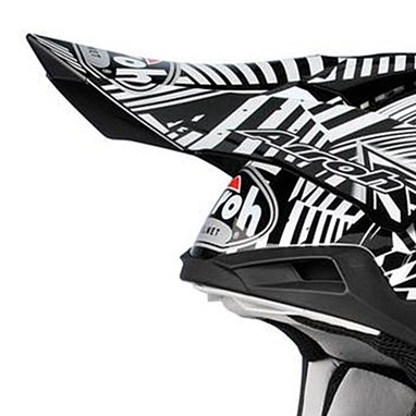 Pala Capacete TERMINATOR Stardust Preto AIROH | Pala