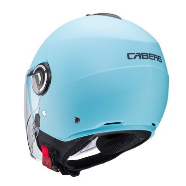 CABERG RIVIERA V4X Azul Claro Mate | Capacete Aberto