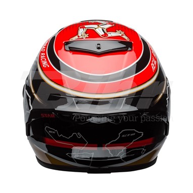 CAPACETE BELL Star Ilha de Man Preto/Ouro | Capacete Integral