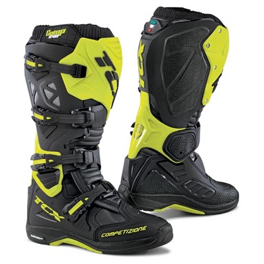 TCX Botas Comp Evo Michelin 2 Preto/Amarelo Fluo | Botas