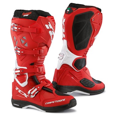 TCX Botas Comp Evo Michelin 2 Branco/Vermelho | Botas