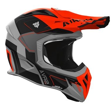 Capacete AIROH AVIATOR ACE 2 SHIELD Laranja Mate | Capacete Offroad