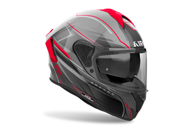 Capacete SPARK 2 SHADOW Vermelho AIROH | Capacete Integral