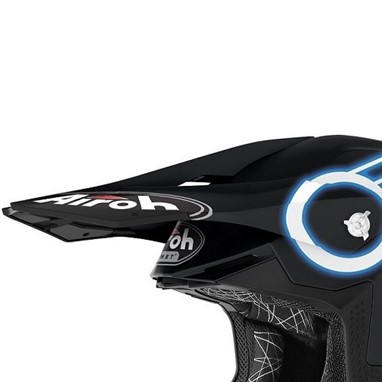 AIROH Pala Capacete TWIST 2.0 NEON Azul Mate | Pala