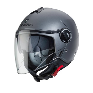 CABERG RIVIERA V4X Cinza Mate | Capacete Aberto