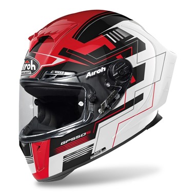 AIROH GP550 S CHALLENGE Vermelho Gloss | Capacete Integral