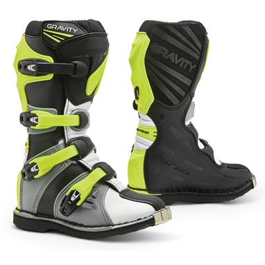 FORMA GRAVITY Criança Cinza/Branco/Amarelo Fluo | Botas
