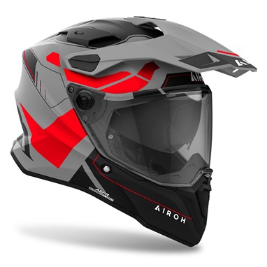 AIROH COMMANDER 2 REVEAL Vermelho Fluo | Capacete Integral