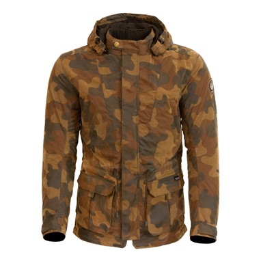 Merlin BELMOT CAMO WAX JACKET TAN | Casaco