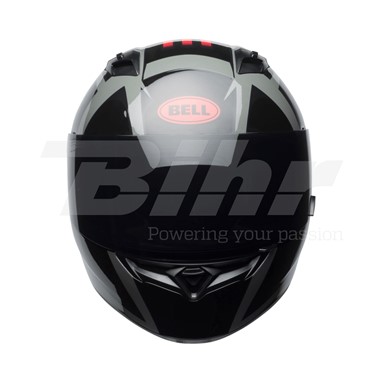 CAPACETE BELL Qualifier Blaze  Preta/Vermelha/Titânio | Capacete Integral
