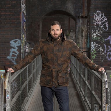 Merlin BELMOT CAMO WAX JACKET TAN | Casaco