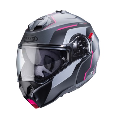 CABERG DUKE EVO MOVE Mate Gun/Preto/Fuchia | Capacete Modular