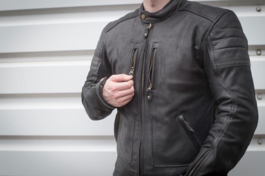 Merlin Casaco DRAYCOTT LEATHER Black | Blusões de pele