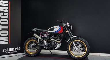 Bullit Hero 125 Scrambler Branco Racing | Moto
