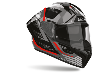 Capacete AIROH MATRYX STARBUST Pretol/Vermelho | Capacete Integral