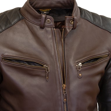 Merlin Casaco Chase Leather  Brown | Blusões de pele