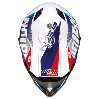 Nolan Capacete N53 Side Winder Metal White | Capacete Offroad