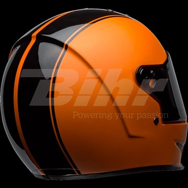 CAPACETE BELL Eliminator Rally Preta Mate/Brilho/Laranja, | Capacete Integral