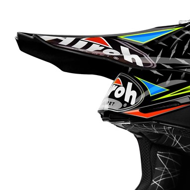 Pala Capacete TWIST IRON Laranja AIROH | Pala