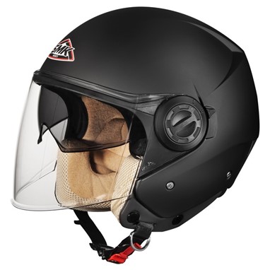 SMK Capacete Cooper Preto Mate | Capacete Aberto