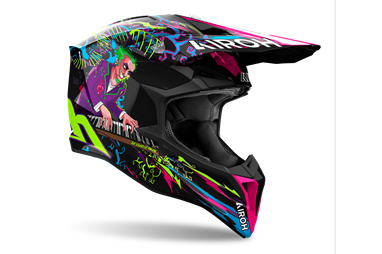 Capacete WRAAAP MUSIC AIROH 2024 | Capacete Offroad