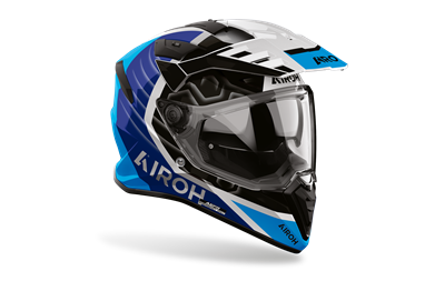 Capacete AIROH BADX-X CUBE Azul | Capacete Modular