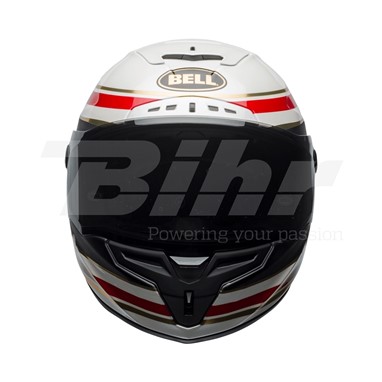 CAPACETE BELL Race Star Formula Branco/Vermelho | Capacete Integral