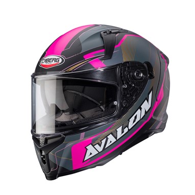 AVALON X OPTIC Preto/Cinza/Fuchia Caberg | Capacete Integral