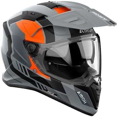 Capacete BANDIT HORN Laranja Matt AIROH | Capacete Integral