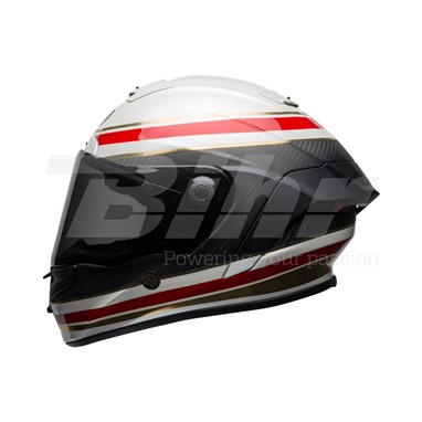 CAPACETE BELL Race Star Formula Branco/Vermelho | Capacete Integral