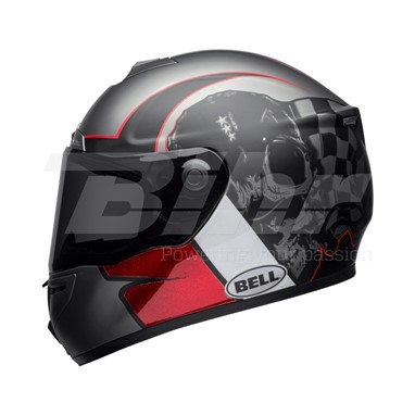 CAPACETE BELL SRT   Hart Luck Antracite/Branco/Vermelho | Capacete Integral