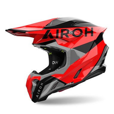 AIROH TWIST 3 KING Vermelho Gloss | Capacete Offroad