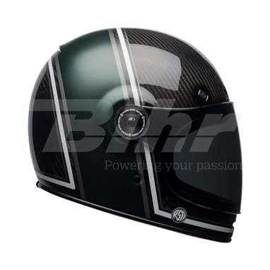 CAPACETE BELL Bullitt Carbon RSD Preto/Verde | Capacete Integral