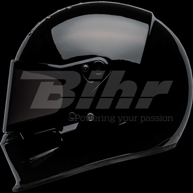 CAPACETE BELL Eliminator Solid Preta Preta Brilho, | Capacete Integral